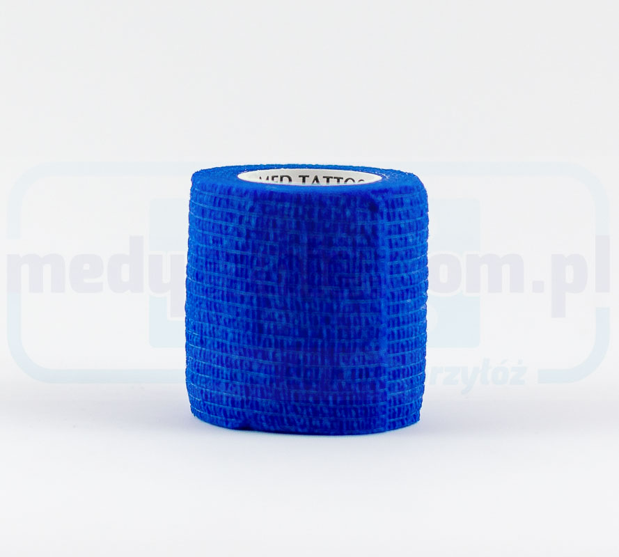 Kohäsives Band 5cm*4.5m 1Stk. blau elastisch, selbstklebend